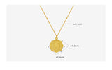 Coin Embossed Necklace