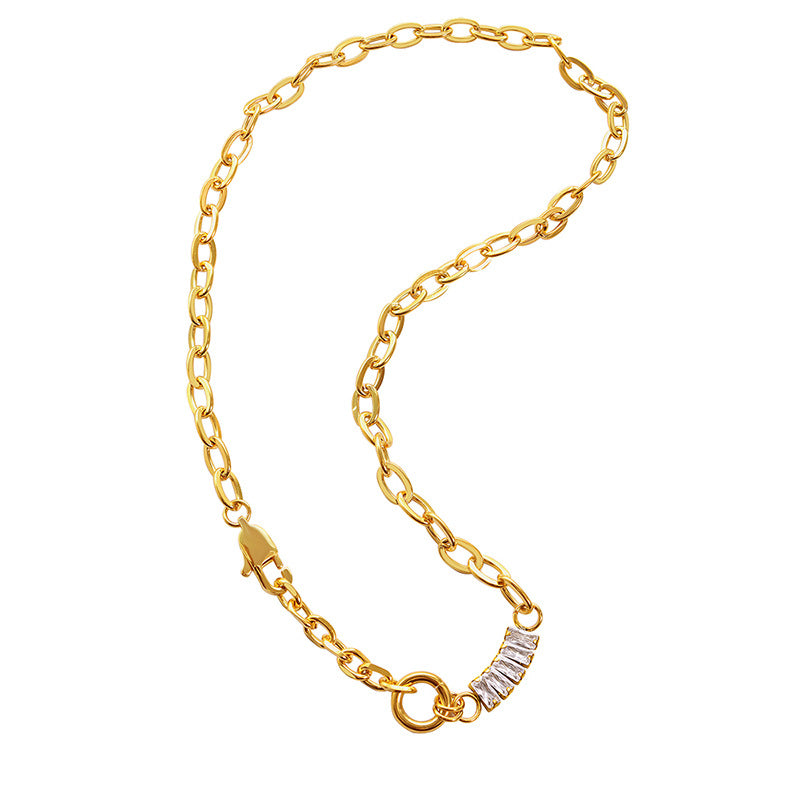 Zircon Chain Necklace