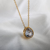 Waterdrop Zircon Necklace