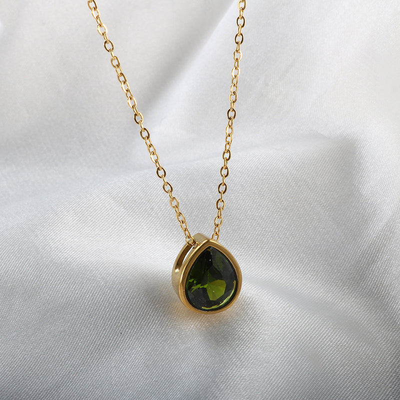 Waterdrop Zircon Necklace