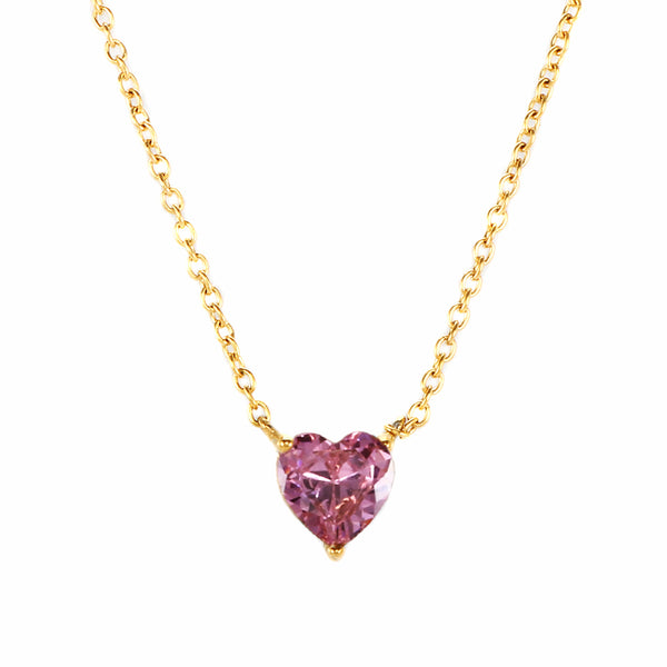 Love Zircon Necklace