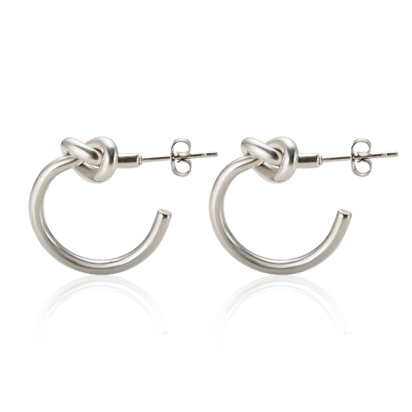 C-shaped earrings