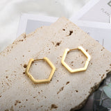 Hexagon Earrings