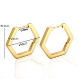 Hexagon Earrings