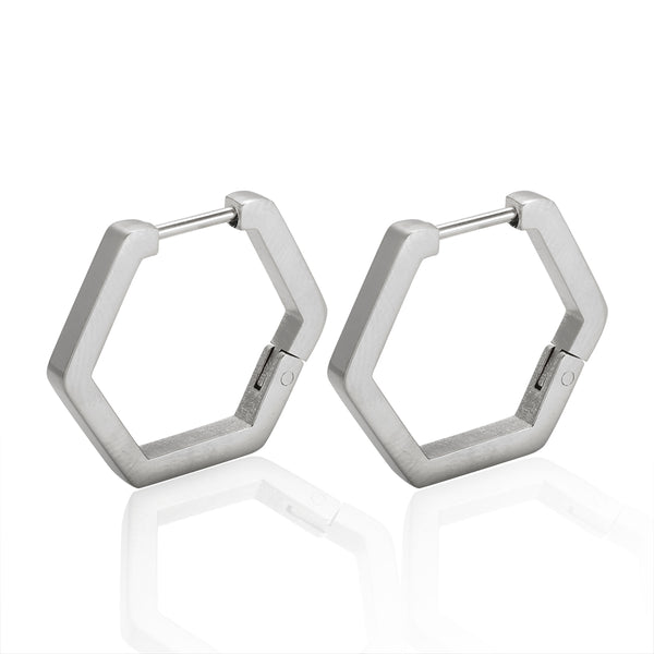 Hexagon Earrings