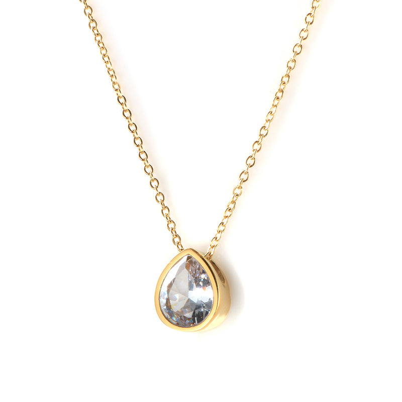 Waterdrop Zircon Necklace