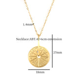 12 Constellation Disc Necklace