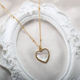 love collarbone necklace