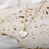 love collarbone necklace