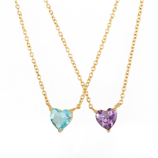 Love Zircon Necklace