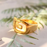 hollow design ring