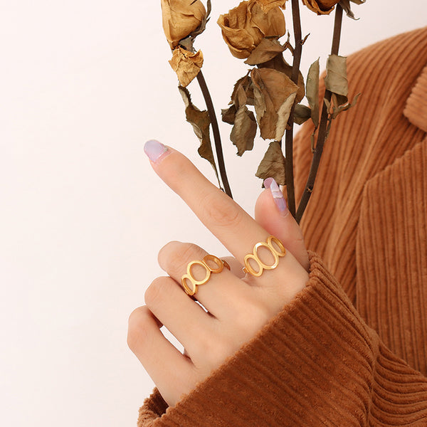 Oval Cutout Ring