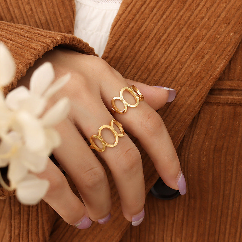 Oval Cutout Ring