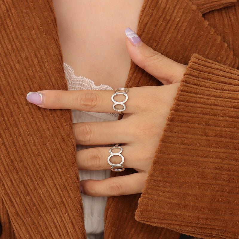 Oval Cutout Ring