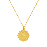 Coin Embossed Necklace